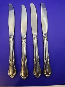 4 ct. Knives Oneidacraft Deluxe Stainless CHATEAU Dinner Knife Flatware Oneida - Picture 1 of 6