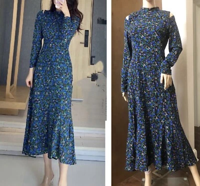 NWT ZARA FLORAL PRINT CUT OUT DRESS 9584/345 - Image 1 of 4