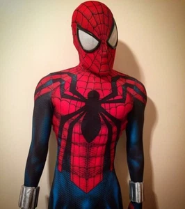 Ben Reilly Spider-Man Cosplay Costume Bodysuit Spiderman Zentai Halloween Adult - Picture 1 of 7