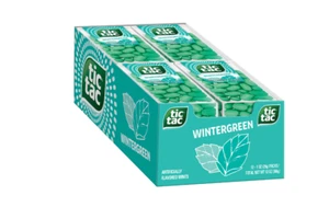 Tic Tac Wintergreen Breath Mints 1 Ounce (Pack of 12) - Picture 1 of 2