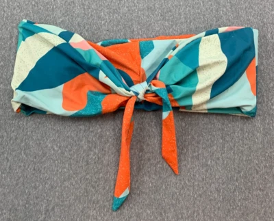 Traje de baño sin tirantes de bikini bandeau frontal con corbata Zaful para mujer talla M (6) verde Foto 1 de 4