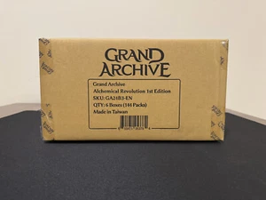 Grand Archive Alchemical Revolution 1st Edition Sealed Booster Box Case (ALC) - Picture 1 of 3