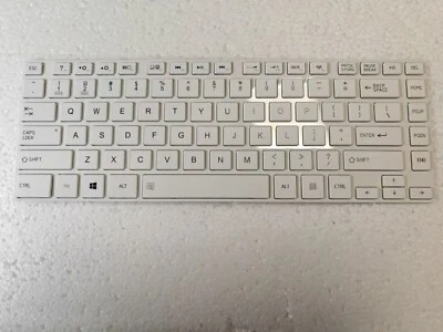 Клавиатура для Toshiba Satellite C40-A C40D-A C45-A C45D-A C45t-A C45DT-A США белая - Изображение 1 из 2