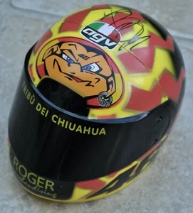 Valentino Rossi Signed Mini Crash Helmet MotoGP VR46 The Doctor With COA - Picture 1 of 8