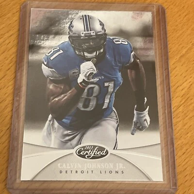 2013 Panini Certified Calvin Johnson #80 Detroit Lions WR MINT - Image 1 of 4