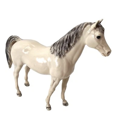 Vintage Breyer Horse Glossy Alabaster Family Arabian Mare Horse Mold #8 PRIDE - Image 1 of 4