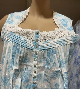 Eileen west nightgown Xlarge 100% Cotton lawn - Picture 1 of 4