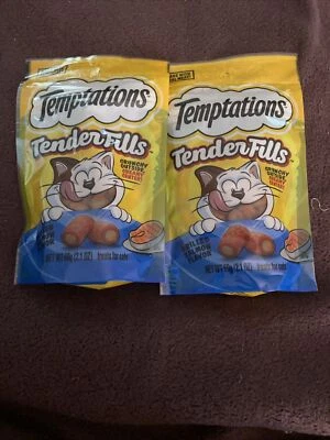 Temptations  “Tenderfills” Cat Treats 2.1oz Grilled Salmon Flavor Pack Of 2 - Image 1 of 2