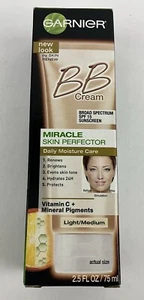 Garnier BB Crema Milagrosa Perfeccionador de Piel LUZ/MEDIA Normal Piel Seca FPS15 2,5 oz - Imagen 1 de 5