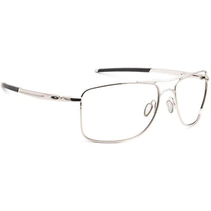 Oakley Herren Sonnenbrille nur Gestell OO4124-0562 Stärke 8 silber Pilot Metall 62 mm - Bild 1 von 9