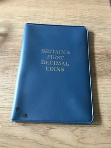 BRITISH FIRST DESIMAL COIN- in original case - Picture 1 of 8