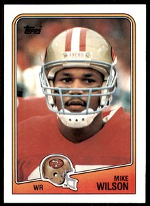 1988 TOPPS MIKE WILSON. . SAN FRANCISCO 49ERS #44