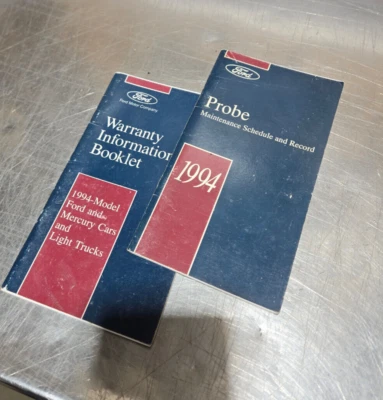94 FORD PROBE GT MANUAL DEL PROPIETARIO GUÍA FOLLETO FABRICANTE ORIGINAL DISTRIBUIDOR GARANTÍA INFORMACIÓN Foto 1 de 2