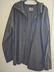 Asos Regenmantel Pac a Mac Over Coat Small schwarz Kapuze Unisex - Bild 1 von 8