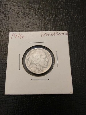 Níquel Buffalo 1916 PNM - ¿Reverso giratorio? - ++Gran moneda++ Foto 1 de 4