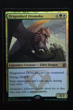 Magic The Gathering MTG DRAGONLORD DROMOKA FOIL #1 Dragons of Tarkir NM