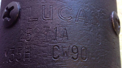 MG MGA Triumph Spitfire Cricket Lucas M35H 25022M Arranque con fecha 10 59 Foto 1 de 3