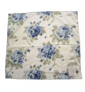 Cath Kidston Designers Guild Fabric Rose Bloom 26x28 Blue Floral Sample UK - Picture 1 of 7