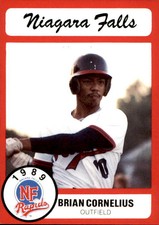 1989 Niagara Falls Rapids Pucko #4 Brian Cornelius Brooklyn New York NY Card