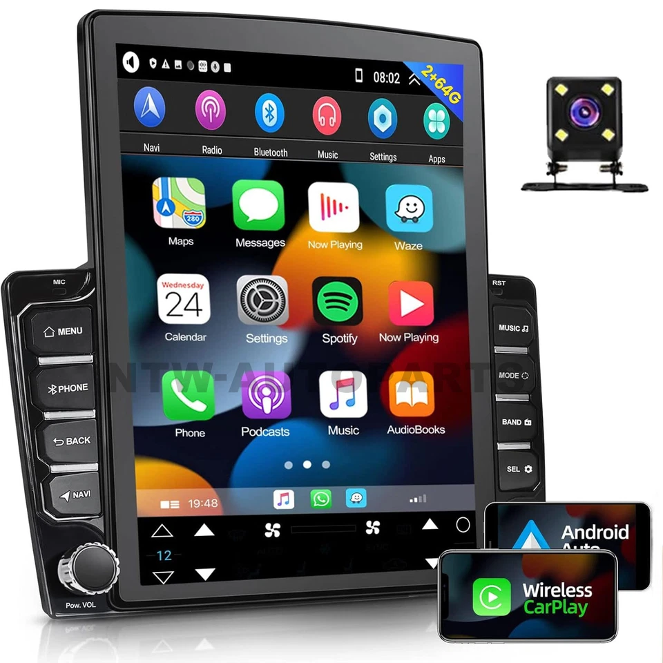 9.7'' CarPlay For Ford F-250 Super Duty 2005-20 Car Stereo Radio Android 13  - Image 1 of 4