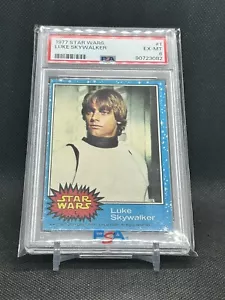 1977 Topps Star Wars Luke Skywalker #1 PSA 6 Series 1 Rookie Card RC 🔥🔥🔥 - Picture 1 of 2