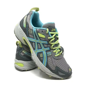 Asics Gel-Venture 5 grün blau grau Damen Sportschuhe Größe 8 T5N8N - Bild 1 von 7