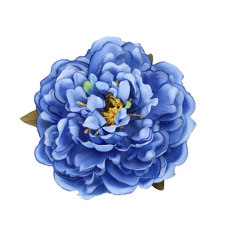 Broche flor peonía horquillas flores artificiales pasador boda cabello nupcial Foto 1 de 1