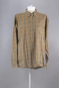 Camel Active Freizeithemd Hemd XL grün orange kariert Langarm Button-Down B1148 - Bild 1 von 5