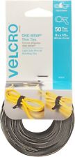 VELCRO Brand ONE WRAP Thin Ties | Strong & Reusable | Perfect for Fastening Wire