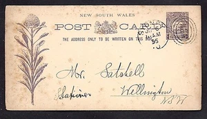 NUEVO SO WALES #9a -- TARJETA POSTAL -- 1889 -- USADO - Imagen 1 de 2