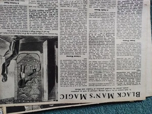 Sk242 Ephemera 1947 Artikel Voodoo - Bild 1 von 1