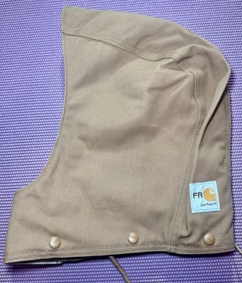 Capucha de repuesto Carhartt de lona aislada de pato talla única marrón a presión EE. UU. Foto 1 de 3