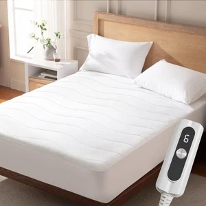 ACCU Heated Mattress Pad Twin, Quilted Electric Mattress Pad Bed Warmer with ... - Bild 1 von 7