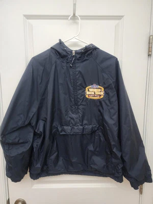 Old Chicago World Beer Tour Half Zip Nylon Windbreaker Jacket Men's S - Image 1 of 4
