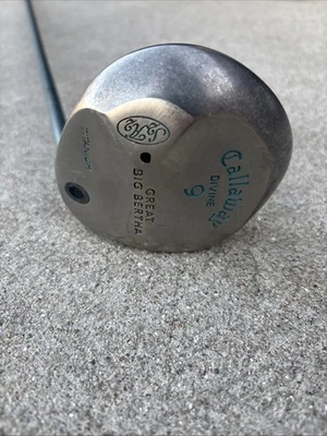 Callaway Great Big Bertha Titanium Divine 9 madera de calle grafito Unk Flex Club Foto 1 de 4