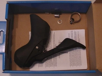 Shimano GRX ST-RX400 Hydraulic Brake/Shift Lever - Left, 2x10-Speed, Black - Image 1 of 2