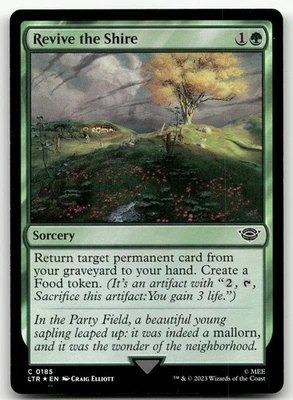 Revive the Shire #185 (Foil) (NM) Lord of the Rings LTR Magic MTG - Image 1 of 2