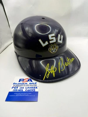 SKIP BERTMAN Autograph SIGNED LSU Tigers College Coach Batting Helmet PSA COA - Image 1 of 4