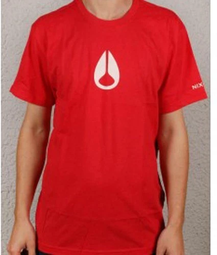 Nixon Wings Short Sleeve Tee T-Shirt (S) Red/White S852218-02 - Image 1 of 1