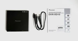 Pioneer Slim Portable 8X DVR-XD10 USB 2.0 DVD CD Writer Burner w/ Manual Cable - Picture 1 of 5
