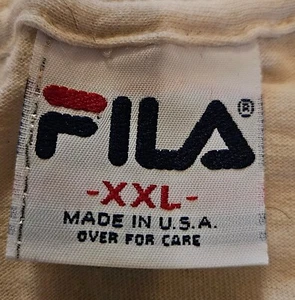 Vintage FILA T Shirt, XXL, Athletic Competition, Cotton, Great Condition, Vtg. - Picture 1 of 5