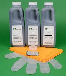 Genicom ml210 ML210X-AA Three Toner Refill Kit 730gr. By Easy Cartridge Refill - Picture 1 of 1