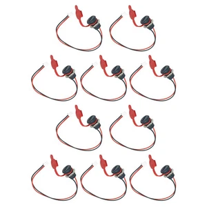 10Pcs USB Type C Connector 2 Pin Waterproof Charging Jack Port With Nut Lock G - Picture 1 of 10