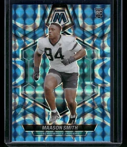 2024 Panini Mosaic - Rookies Maason Smith #347 Reactive Blue Mosaic Prizm (RC) - Picture 1 of 2