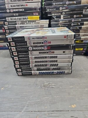 PlayStation 2 Madden NFL Lote 9 Videojuegos 01,02,03,04,05,06,07,08,11 Foto 1 de 4