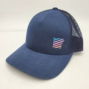 Northwest Arkansas NWA OZ Trails Mountain Biking Snapback Hat Cap Blue EUC - Picture 1 of 7