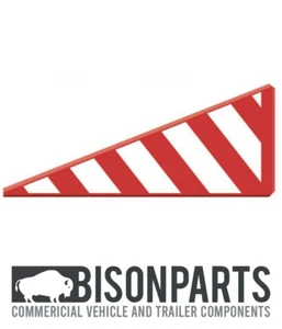 *ALUMINIUM ABNORMAL LOAD SIDE PROJECTION MARKER BOARD DRIVERS SIDE RH BP76-041 - Picture 1 of 8