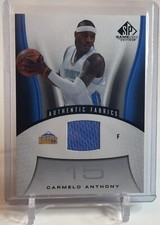 Carmelo Anthony 2006-07 SP Game Used Edition Authentic Fabrics Jersey Card #120