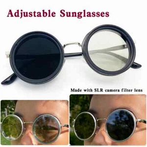 Adjustable Sunglasses Glasses ND2-400 Neutral Density SLR filter - Picture 1 of 21