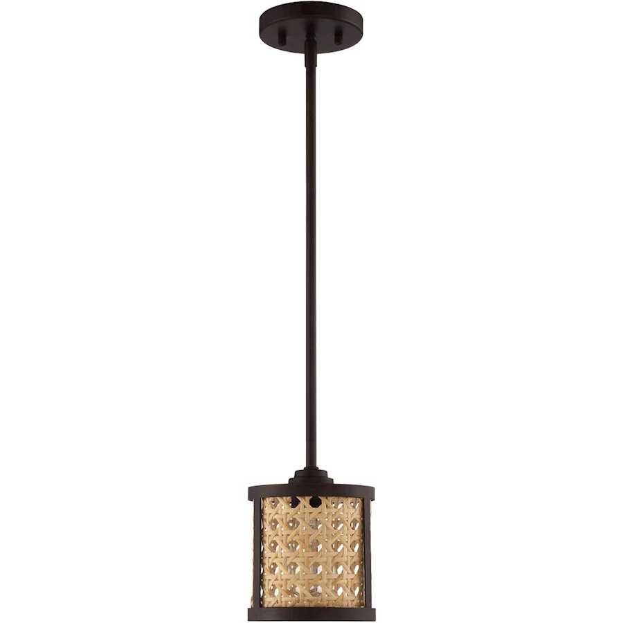 Craftmade Malaya 1 Light Mini Pendant, Aged Bronze Brushed - 54591-ABZ - Image 1 of 1